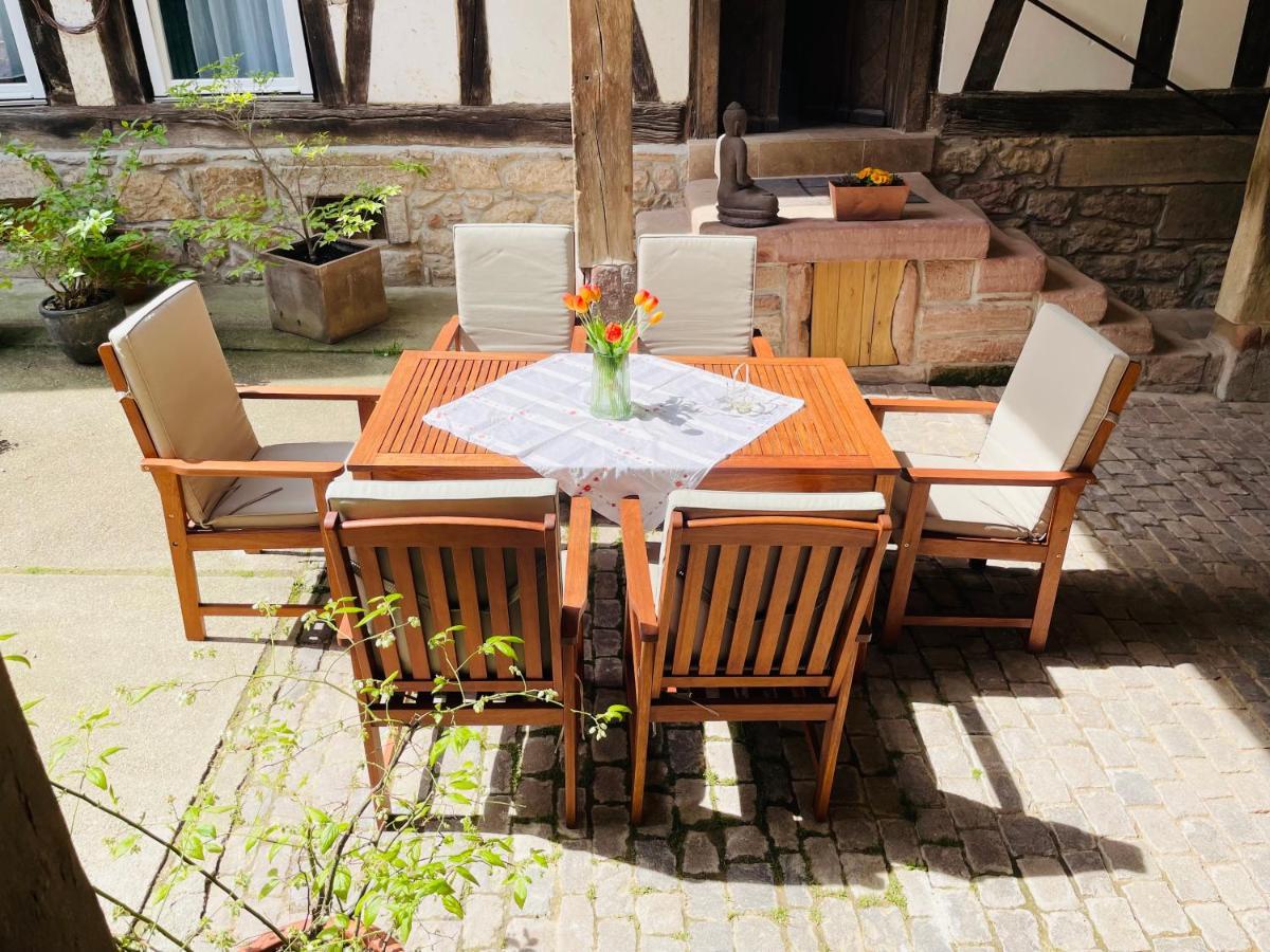 Auszeit - Historisches Ferienhaus In Der Suedpfalz Dierbach Zewnętrze zdjęcie